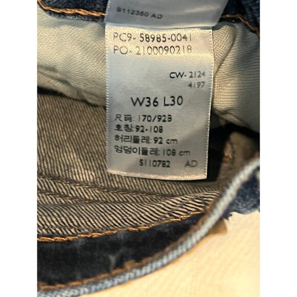 Levi's Signature Relaxed Jeans Mens 36x30 - Picture 4 of 5